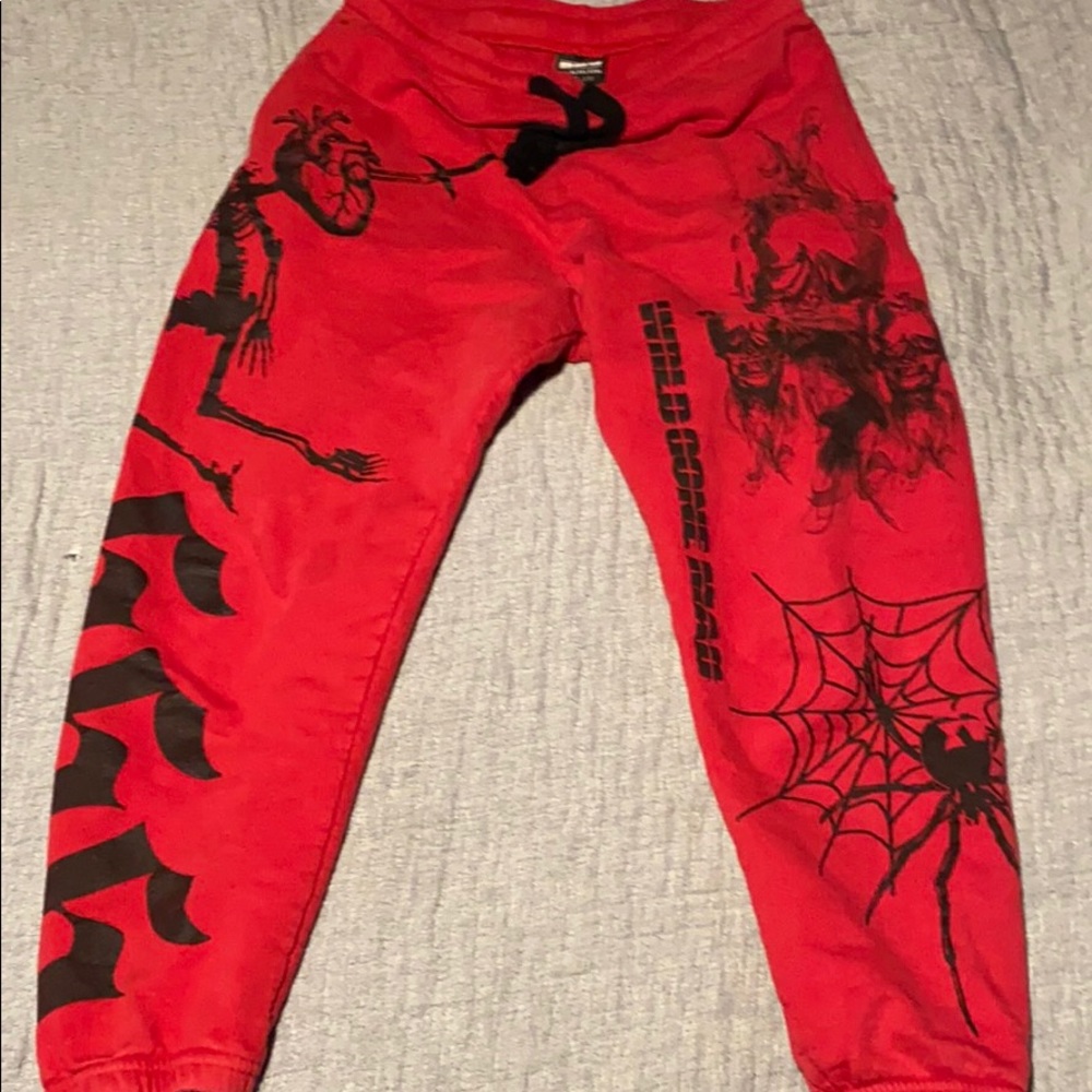999 juice wrld “wrld gone mad” sweat pants